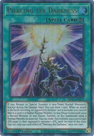 Piercing the Darkness [MP21-EN257] Ultra Rare - Yu-Gi-Oh! - Card Brawlers | Quebec | Canada |