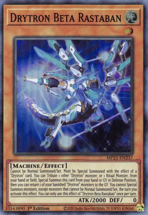Drytron Beta Rastaban [MP21-EN237] Super Rare - Yu-Gi-Oh! - Card Brawlers | Quebec | Canada |