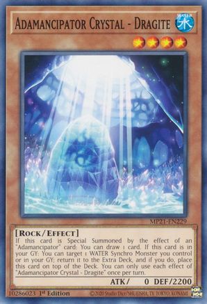 Adamancipator Crystal - Dragite [MP21-EN229] Common - Yu-Gi-Oh! - Card Brawlers | Quebec | Canada |