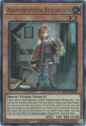 Adamancipator Researcher [MP21-EN225] Ultra Rare - Yu-Gi-Oh! - Card Brawlers | Quebec | Canada |