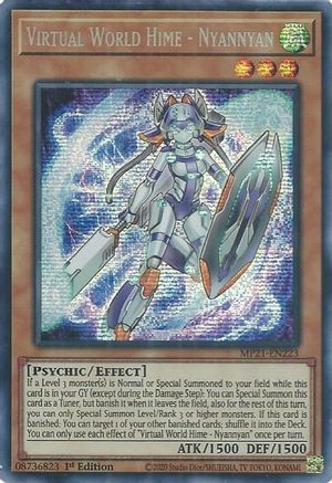 Virtual World Hime - Nyannyan [MP21-EN223] Prismatic Secret Rare - Yu-Gi-Oh! - Card Brawlers | Quebec | Canada |