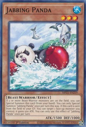 Jabbing Panda [MP21-EN219] Common - Yu-Gi-Oh! - Card Brawlers | Quebec | Canada |