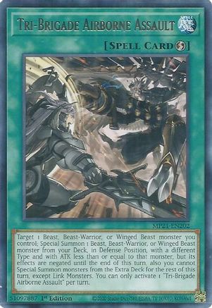 Tri-Brigade Airborne Assault [MP21-EN202] Rare - Yu-Gi-Oh! - Card Brawlers | Quebec | Canada |