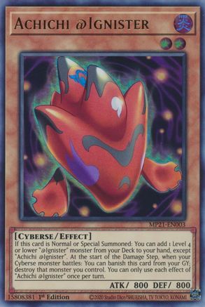 Achichi @Ignister [MP21-EN003] Ultra Rare - Yu-Gi-Oh! - Card Brawlers | Quebec | Canada |