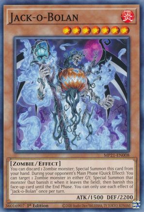 Jack-o-Bolan [MP21-EN008] Common - Yu-Gi-Oh! - Card Brawlers | Quebec | Canada |