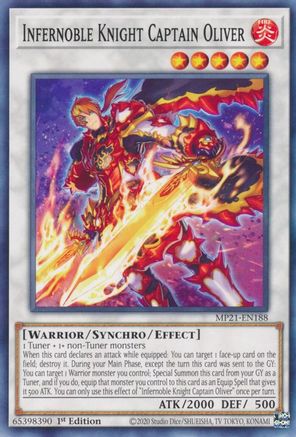 Infernoble Knight Captain Oliver [MP21-EN188] Common - Yu-Gi-Oh! - Card Brawlers | Quebec | Canada |