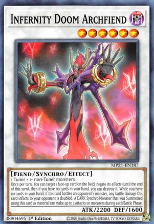 Infernity Doom Archfiend [MP21-EN187] Common - Yu-Gi-Oh! - Card Brawlers | Quebec | Canada |