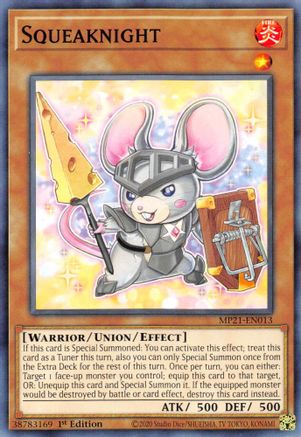 Squeaknight [MP21-EN013] Common - Yu-Gi-Oh! - Card Brawlers | Quebec | Canada |