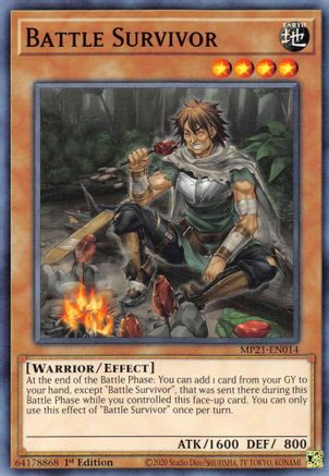 Battle Survivor [MP21-EN014] Common - Yu-Gi-Oh! - Card Brawlers | Quebec | Canada |