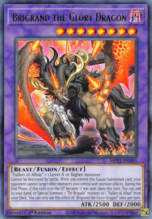 Brigrand the Glory Dragon [MP21-EN185] Rare - Yu-Gi-Oh! - Card Brawlers | Quebec | Canada |