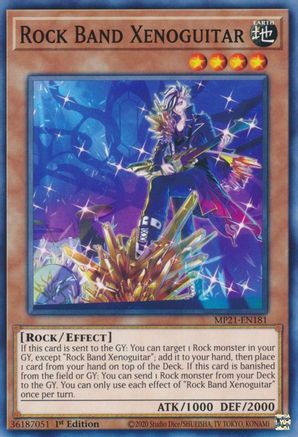Rock Band Xenoguitar [MP21-EN181] Common - Yu-Gi-Oh! - Card Brawlers | Quebec | Canada |