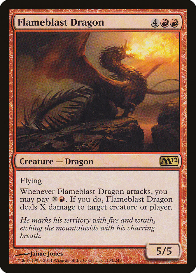 Flameblast Dragon [Magic 2012] - Magic: The Gathering - Card Brawlers | Quebec | Canada |