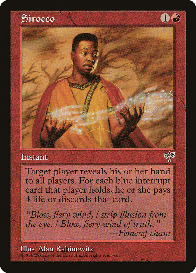 Sirocco [Mirage] - Magic: The Gathering - Card Brawlers | Quebec | Canada |