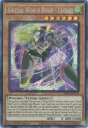 Virtual World Roshi - Laolao [MP21-EN174] Prismatic Secret Rare - Yu-Gi-Oh! - Card Brawlers | Quebec | Canada |