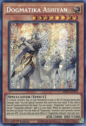 Dogmatika Ashiyan [MP21-EN172] Prismatic Secret Rare - Yu-Gi-Oh! - Card Brawlers | Quebec | Canada |