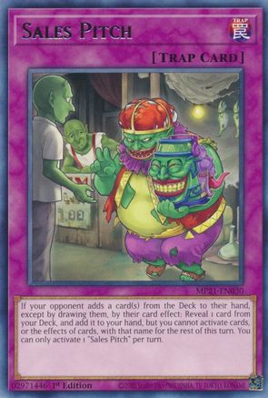 Sales Pitch [MP21-EN030] Rare - Yu-Gi-Oh! - Card Brawlers | Quebec | Canada |