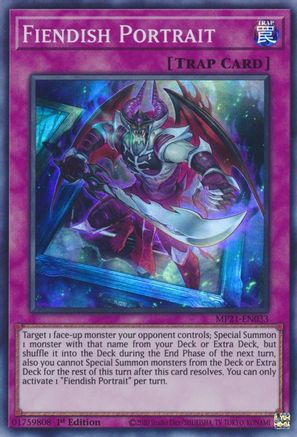 Fiendish Portrait [MP21-EN033] Super Rare - Yu-Gi-Oh! - Card Brawlers | Quebec | Canada |