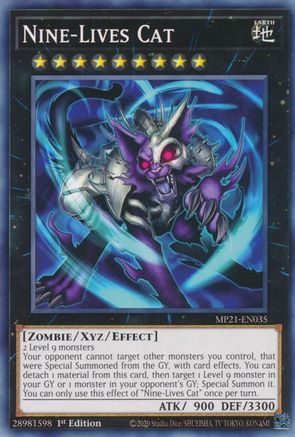 Nine-Lives Cat [MP21-EN035] Common - Yu-Gi-Oh! - Card Brawlers | Quebec | Canada |