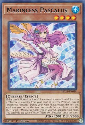 Marincess Pascalus [MP21-EN038] Rare - Yu-Gi-Oh! - Card Brawlers | Quebec | Canada |