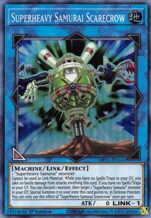 Superheavy Samurai Scarecrow [MP21-EN165] Super Rare - Yu-Gi-Oh! - Card Brawlers | Quebec | Canada |