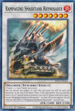 Rampaging Smashtank Rhynosaber [MP21-EN163] Common