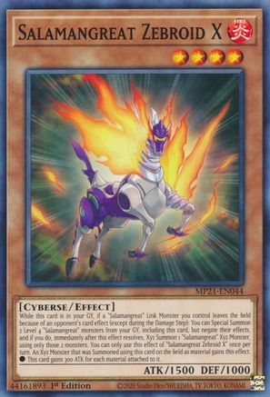 Salamangreat Zebroid X [MP21-EN044] Common - Yu-Gi-Oh! - Card Brawlers | Quebec | Canada |
