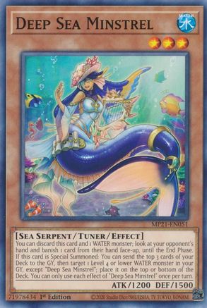 Deep Sea Minstrel [MP21-EN051] Common - Yu-Gi-Oh! - Card Brawlers | Quebec | Canada |