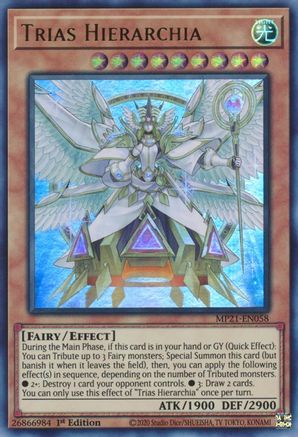 Trias Hierarchia [MP21-EN058] Ultra Rare - Yu-Gi-Oh! - Card Brawlers | Quebec | Canada |