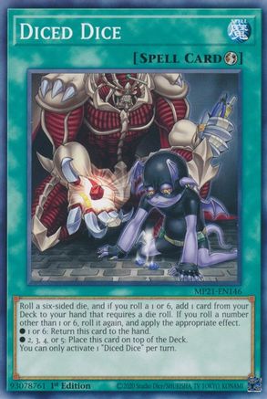 Diced Dice [MP21-EN146] Common - Yu-Gi-Oh! - Card Brawlers | Quebec | Canada |