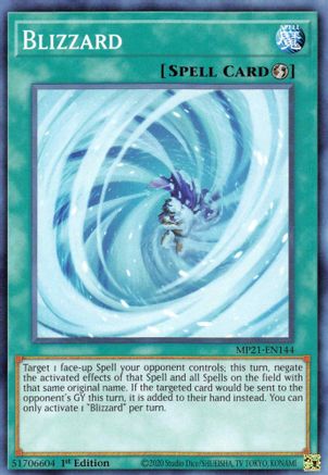 Blizzard [MP21-EN144] Common - Yu-Gi-Oh! - Card Brawlers | Quebec | Canada |