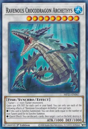 Ravenous Crocodragon Archethys [MP21-EN067] Common - Yu-Gi-Oh! - Card Brawlers | Quebec | Canada |