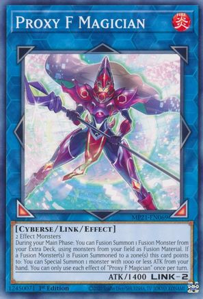 Proxy F Magician [MP21-EN069] Common - Yu-Gi-Oh! - Card Brawlers | Quebec | Canada |