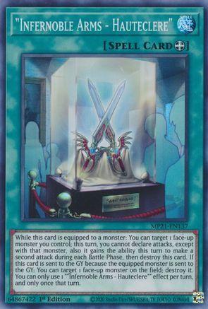Infernoble Arms - Hauteclere [MP21-EN137] Super Rare - Yu-Gi-Oh! - Card Brawlers | Quebec | Canada |