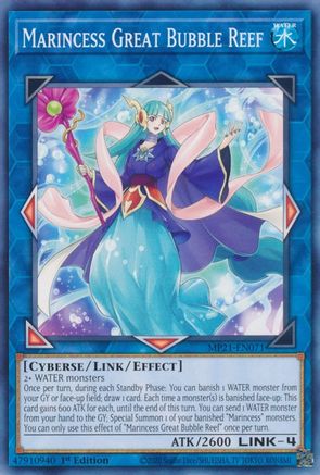 Marincess Great Bubble Reef [MP21-EN071] Common - Yu-Gi-Oh! - Card Brawlers | Quebec | Canada |