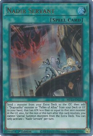 Nadir Servant [MP21-EN135] Ultra Rare - Yu-Gi-Oh! - Card Brawlers | Quebec | Canada |
