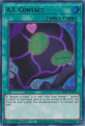 A.I. Contact [MP21-EN073] Ultra Rare - Yu-Gi-Oh! - Card Brawlers | Quebec | Canada |