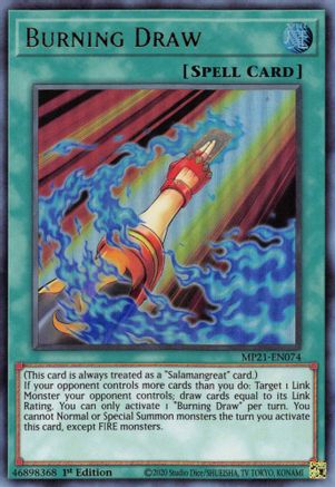 Burning Draw [MP21-EN074] Ultra Rare - Yu-Gi-Oh! - Card Brawlers | Quebec | Canada |