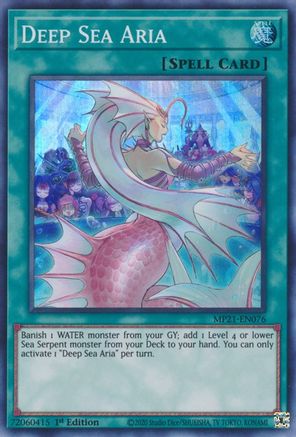Deep Sea Aria [MP21-EN076] Super Rare - Yu-Gi-Oh! - Card Brawlers | Quebec | Canada |