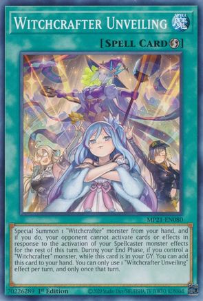 Witchcrafter Unveiling [MP21-EN080] Common - Yu-Gi-Oh! - Card Brawlers | Quebec | Canada |