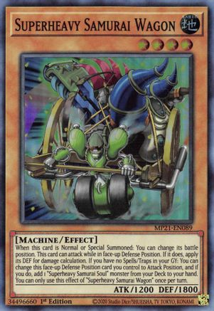 Superheavy Samurai Wagon [MP21-EN089] Super Rare - Yu-Gi-Oh! - Card Brawlers | Quebec | Canada |