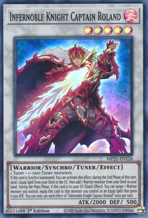 Infernoble Knight Captain Roland [MP21-EN126] Super Rare - Yu-Gi-Oh! - Card Brawlers | Quebec | Canada |