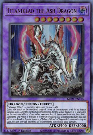 Titaniklad the Ash Dragon [MP21-EN125] Ultra Rare - Yu-Gi-Oh! - Card Brawlers | Quebec | Canada |