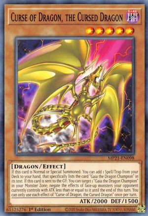 Curse of Dragon, the Cursed Dragon [MP21-EN098] Common - Yu-Gi-Oh! - Card Brawlers | Quebec | Canada |