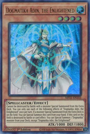 Dogmatika Adin, the Enlightened [MP21-EN103] Ultra Rare - Yu-Gi-Oh! - Card Brawlers | Quebec | Canada |