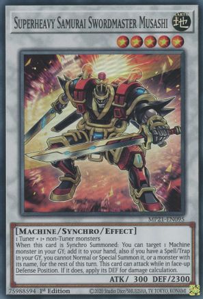 Superheavy Samurai Swordmaster Musashi [MP21-EN095] Super Rare - Yu-Gi-Oh! - Card Brawlers | Quebec | Canada |
