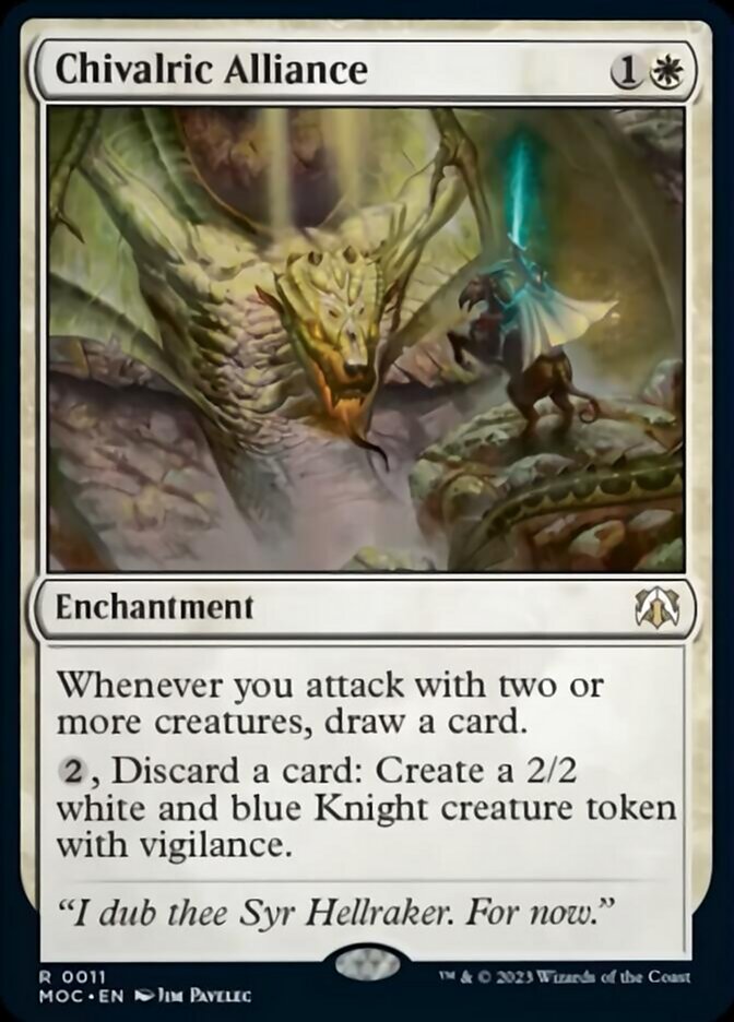Chivalric Alliance [March of the Machine Commander] - Magic: The Gathering - Card Brawlers | Quebec | Canada |