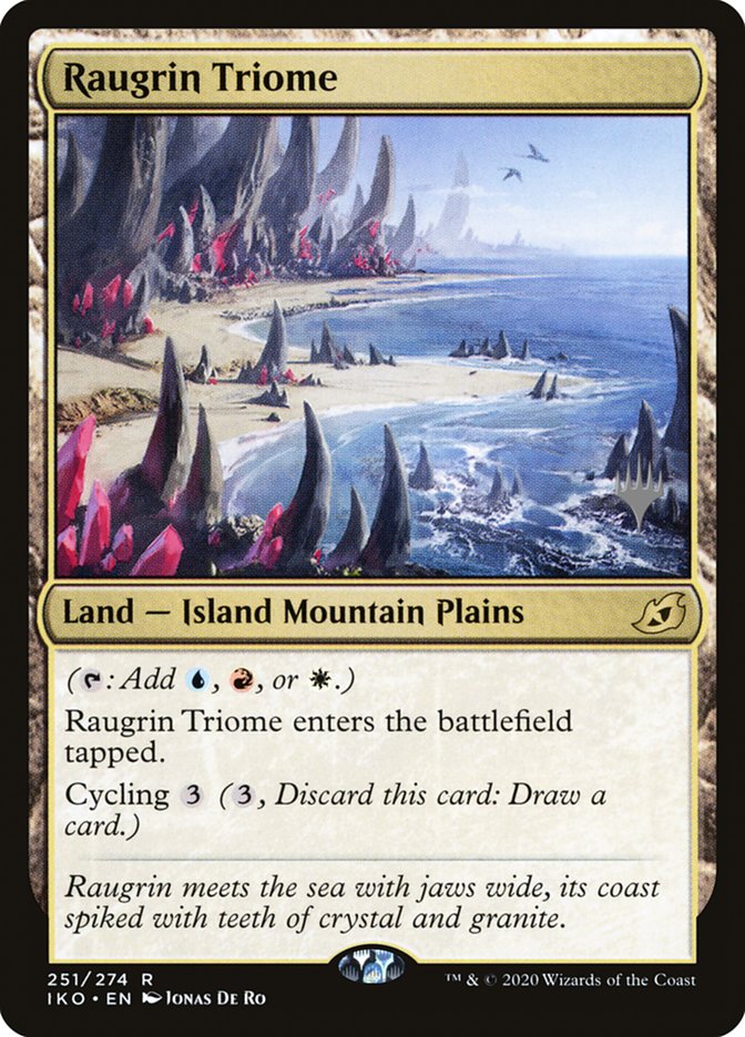 Raugrin Triome (Promo Pack) [Ikoria: Lair of Behemoths Promos] - Magic: The Gathering - Card Brawlers | Quebec | Canada |