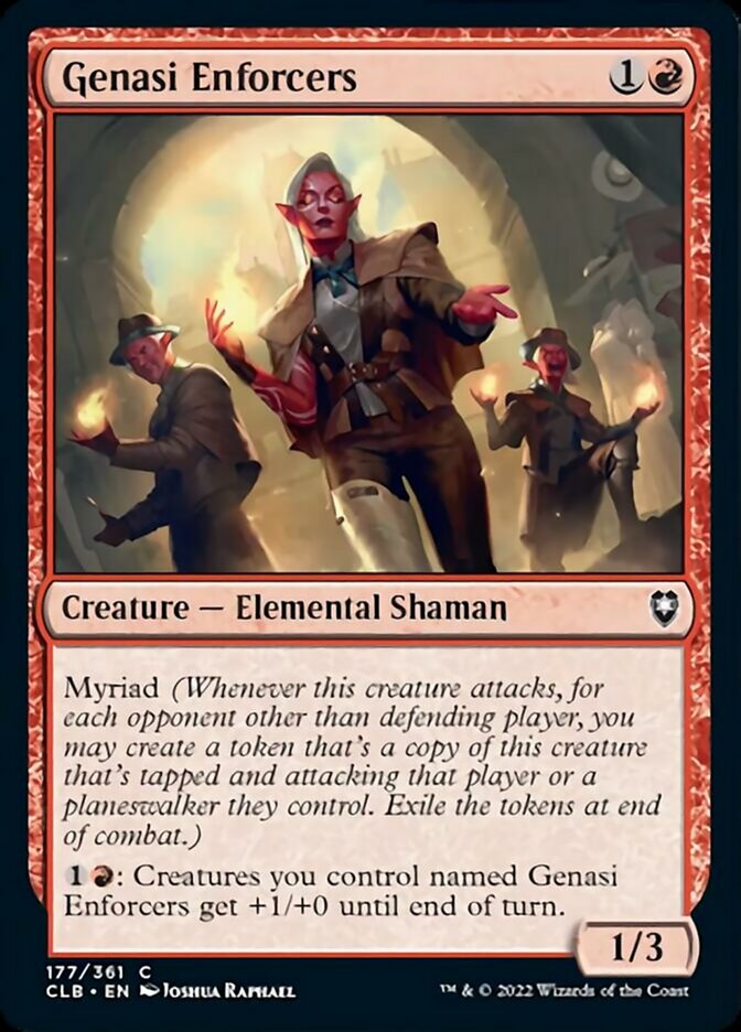 Genasi Enforcers [Commander Legends: Battle for Baldur's Gate] - Magic: The Gathering - Card Brawlers | Quebec | Canada |