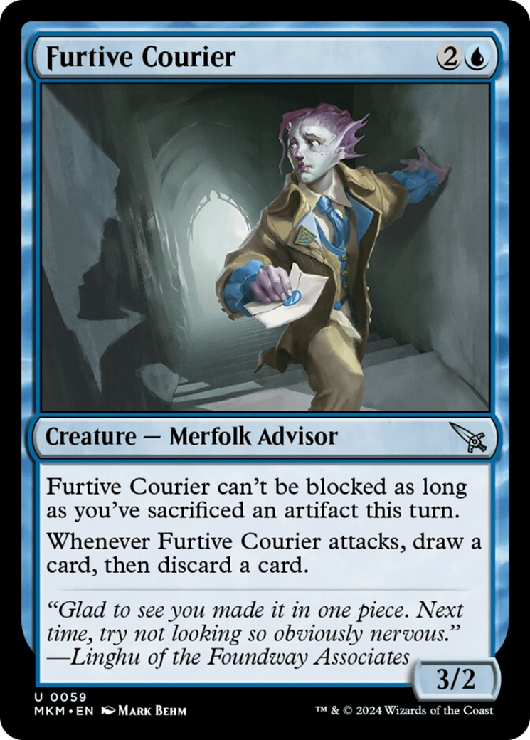 Furtive Courier [Murders at Karlov Manor] - Magic: The Gathering - Card Brawlers | Quebec | Canada |