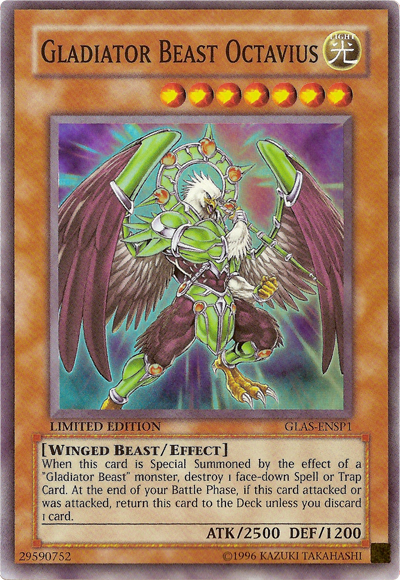 Gladiator Beast Octavius [GLAS-ENSP1] Super Rare - Yu-Gi-Oh! - Card Brawlers | Quebec | Canada |